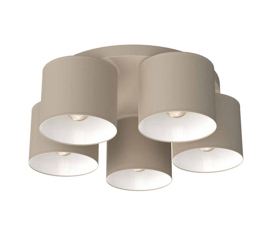  Stropní svítidlo ARDEN 5xE27/15W/230V pr. 58 cm béžová 4235