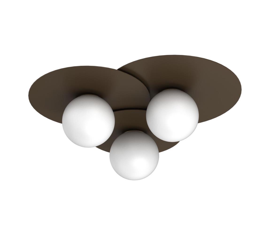  Stropní svítidlo FLAT 3xE27/15W/230V 55x60 cm hnědá 9566