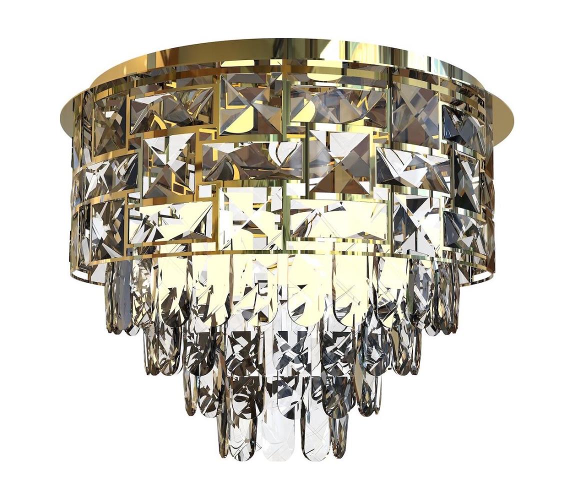  Stropní svítidlo LUXURIA 9xE14/40W/230V pr. 48 cm zlatá ML8884
