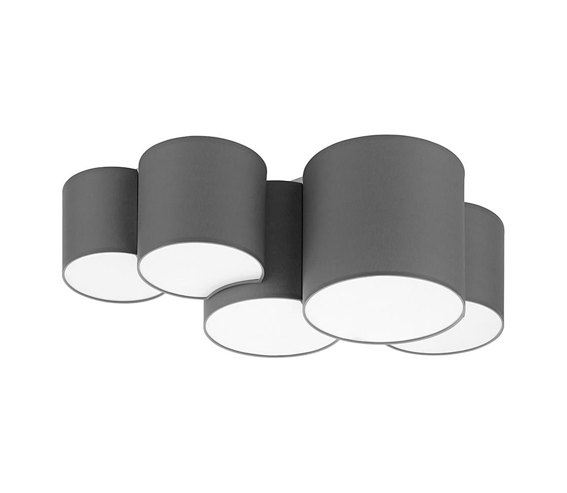  Stropní svítidlo MONA 5xE27/15W/230V šedá 4394