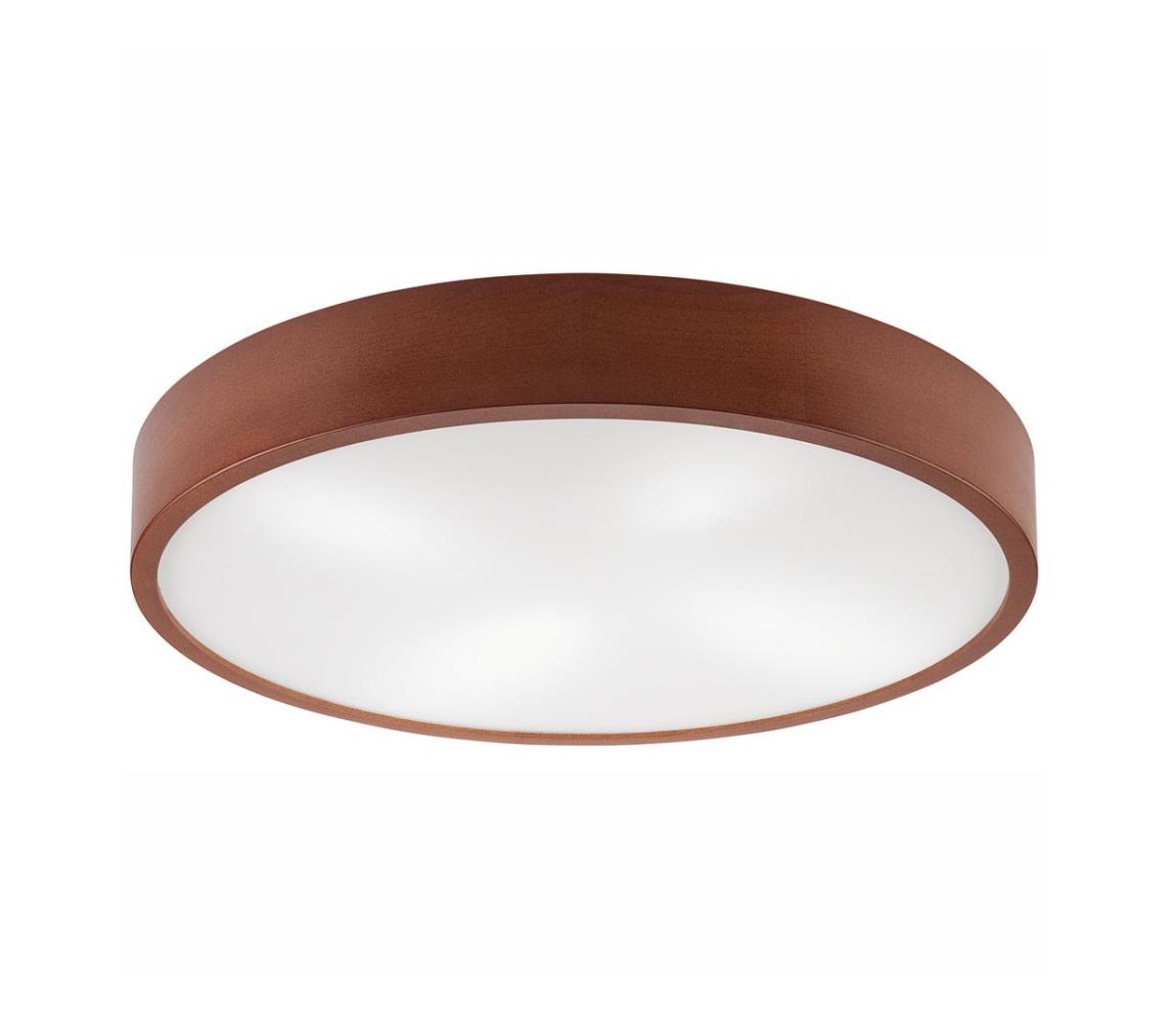  Stropní svítidlo NATURAL 4xE27/60W/230V pr. 57,5 cm borovice/hnědá LD-PD-6.13 RUSTIK