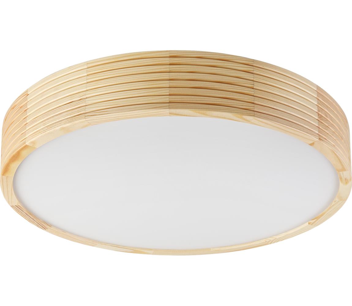  Stropní svítidlo NATURAL MODERN 3xE27/15W/230V pr. 47,5 cm borovice LD-PD-6.3/R/SOSNA