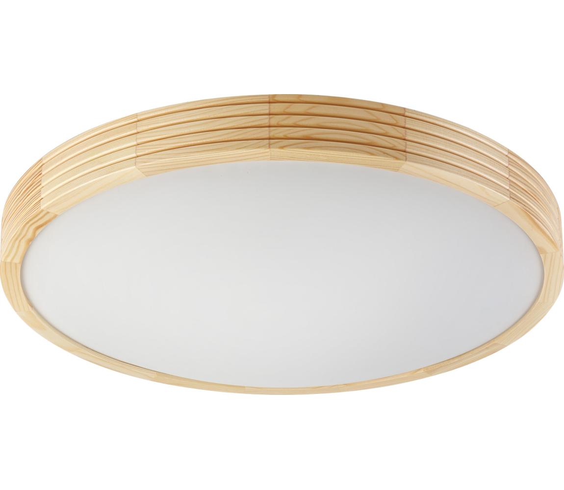  Stropní svítidlo NATURAL MODERN SLIM 3xE27/15W/230V pr. 47,5 cm borovice LD-PD-8.3/R/SOSNA
