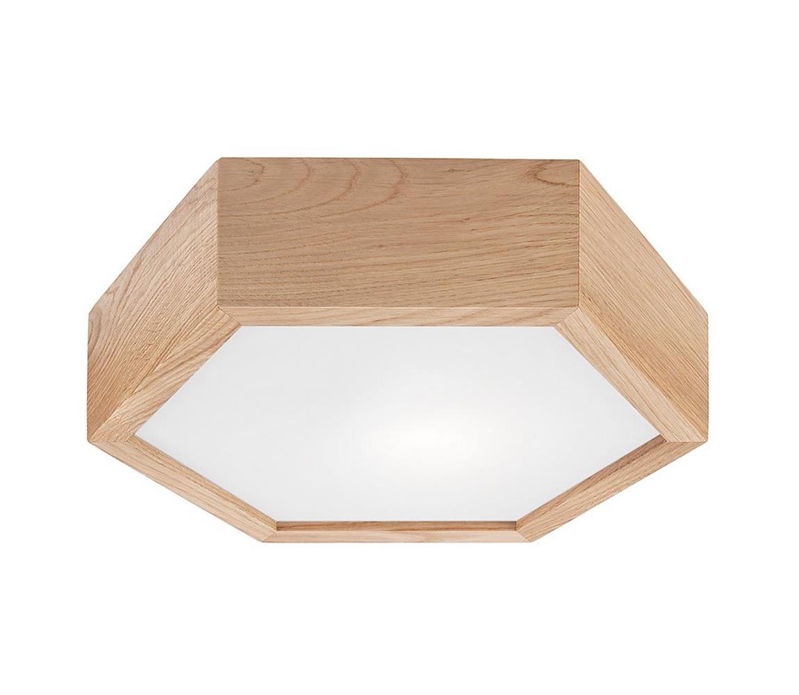  Stropní svítidlo OAK HEX 1xE27/60W/230V pr. 32 cm dub LD-PD 5.1 oak