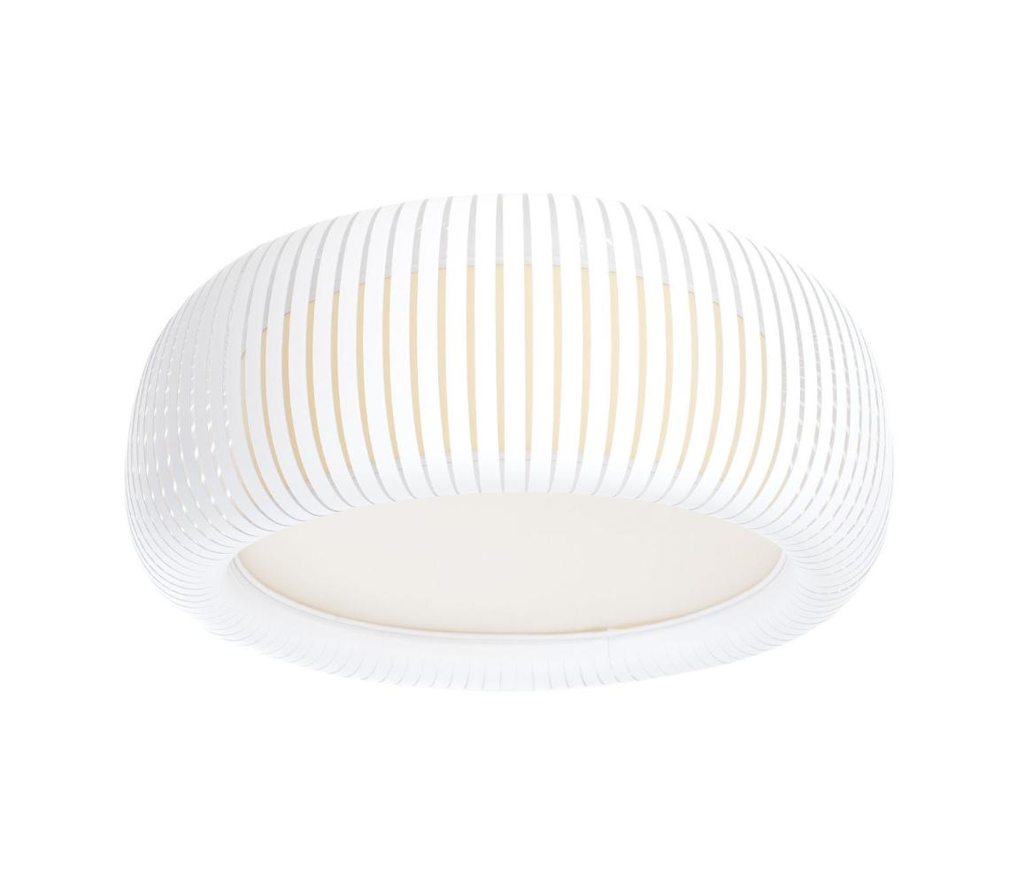  Stropní svítidlo STRIPES 2xE27/40W/230V pr. 55 cm bílá/krémová OBL-090-002-40