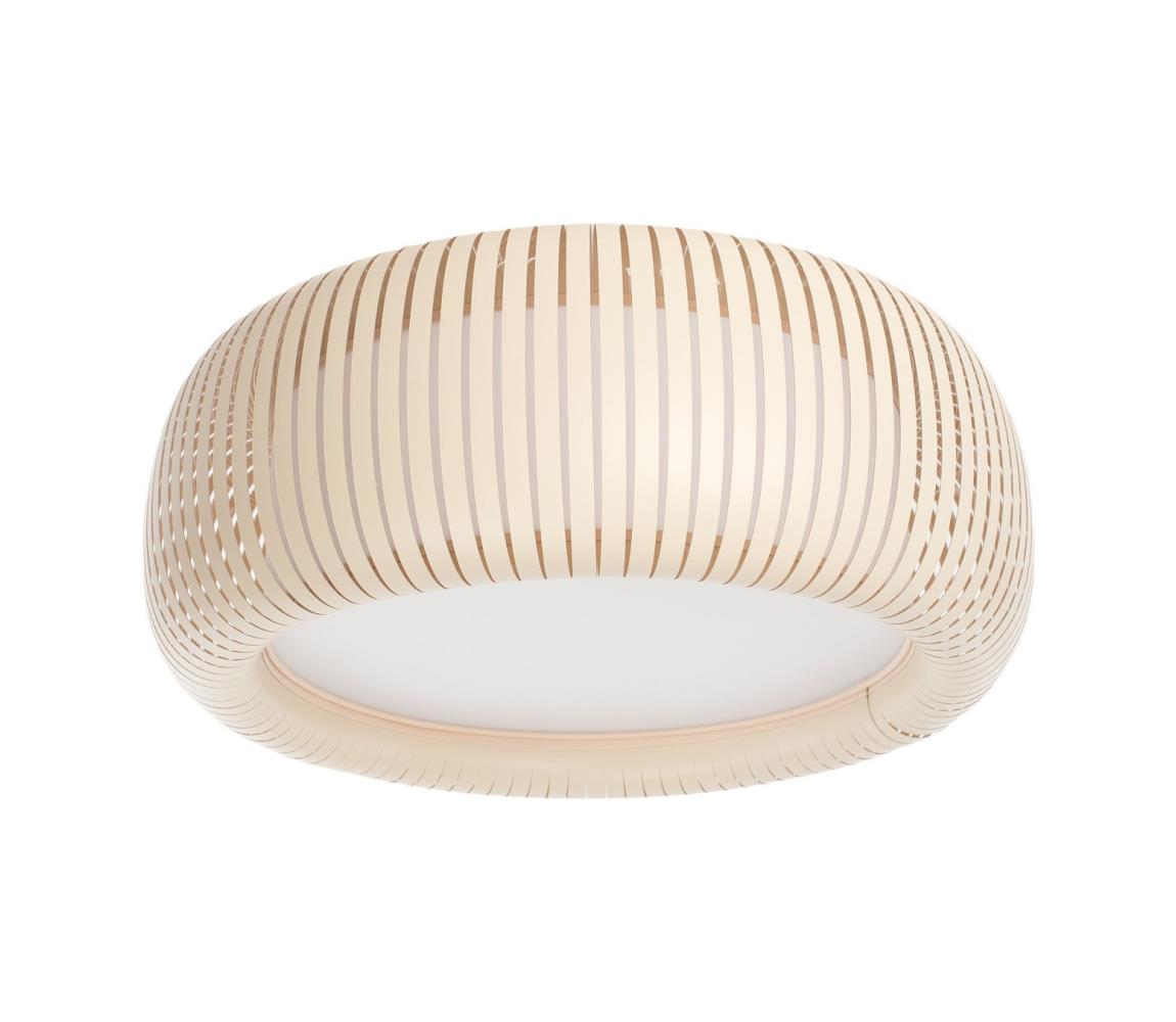  Stropní svítidlo STRIPES 2xE27/40W/230V pr. 55 cm krémová/bílá OBL-090-004-40