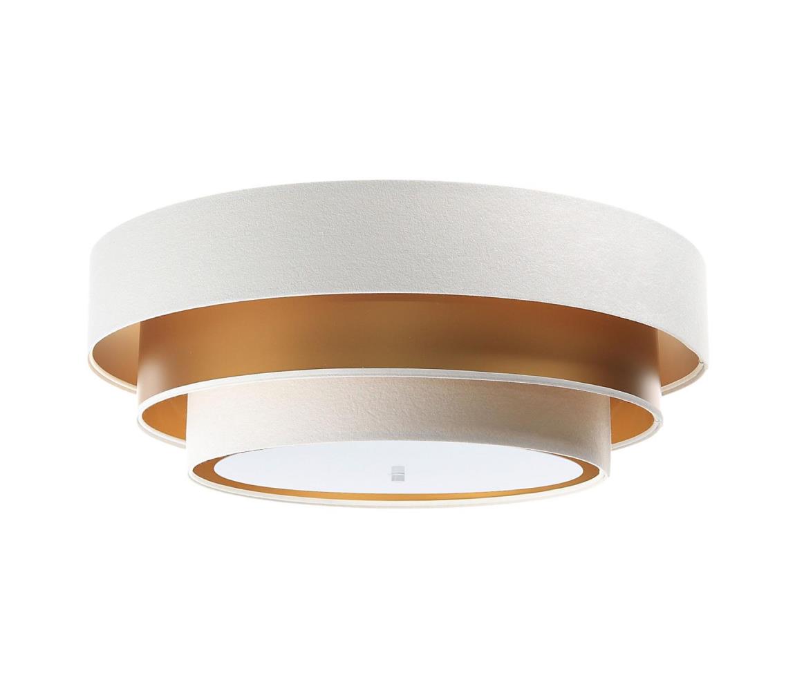  Stropní svítidlo TRINITI 2xE27/60W/230V bílá/zlatá 050-2EP-079