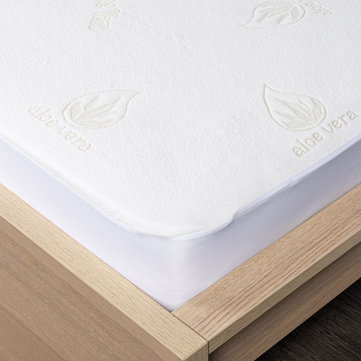 4Home Aloe Vera Chránič matrace s lemem, 140 x 200 cm