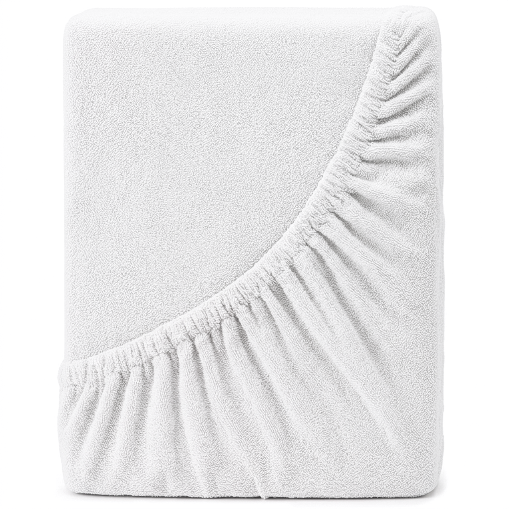 4Home Froté prostěradlo DELUXE bílá, 140–160 x 200 cm