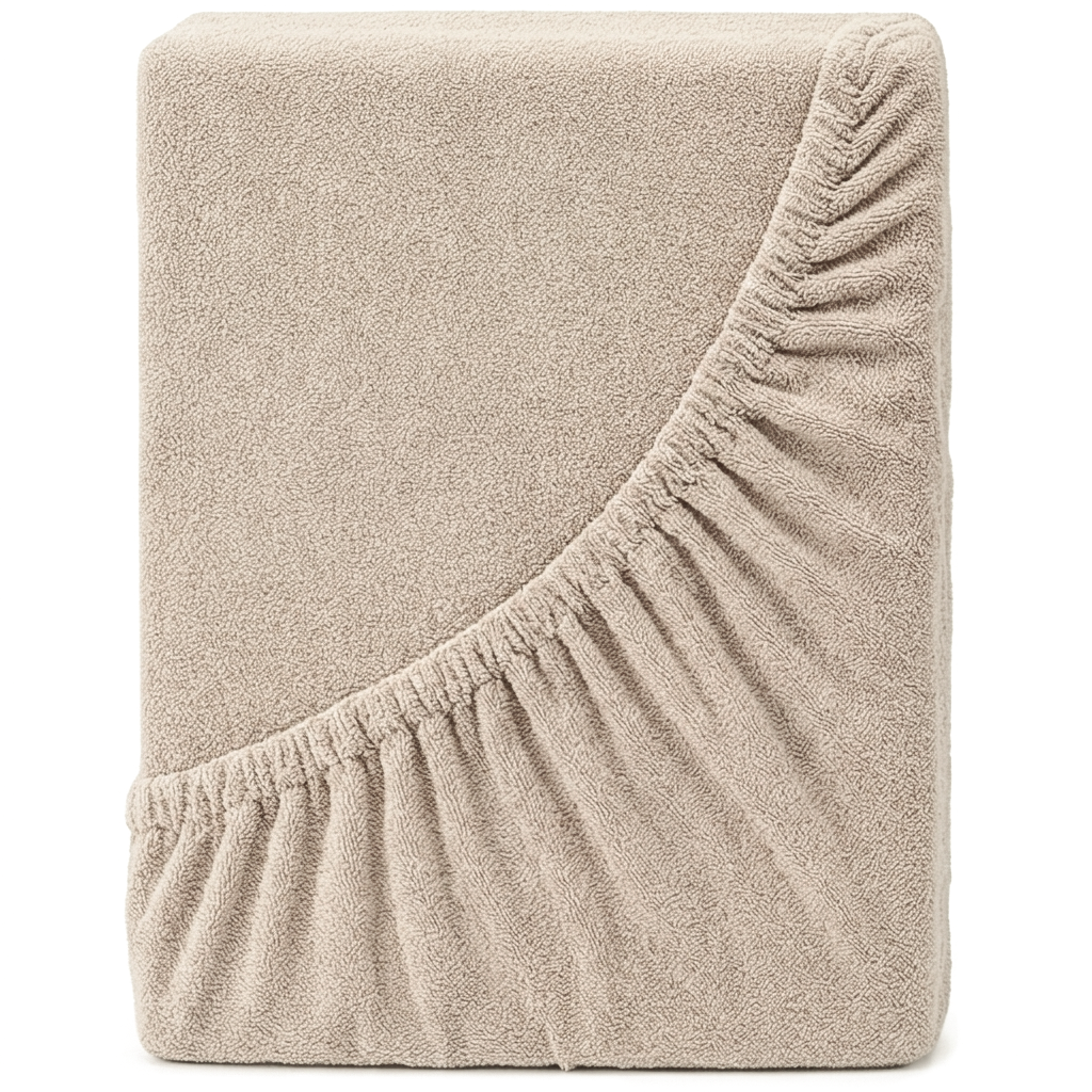 4Home Froté prostěradlo DELUXE kávová, 200–220 x 200 cm, 200–220 x 200 cm