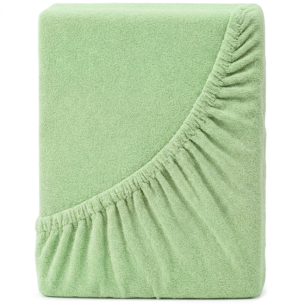 4Home Froté prostěradlo DELUXE zelená, 200–220 x 200 cm