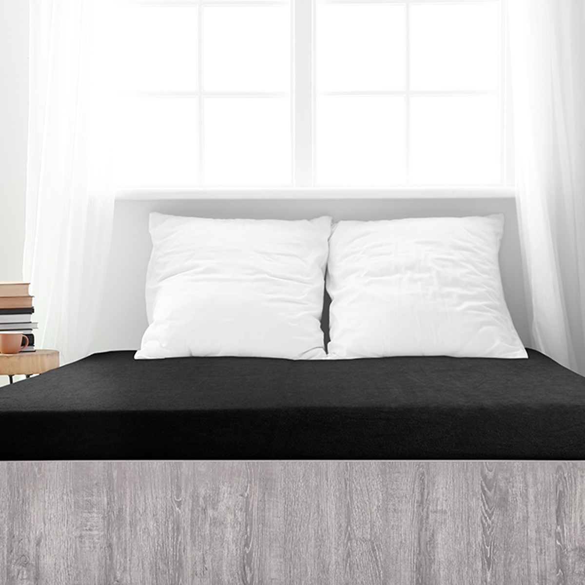 4Home froté prostěradlo Ideál černá, 160 x 200 cm