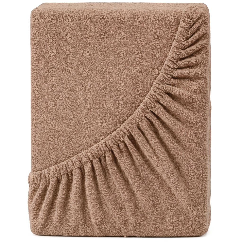 4Home Froté prostěradlo IDEAL skořicová, 90–100 x 200 cm