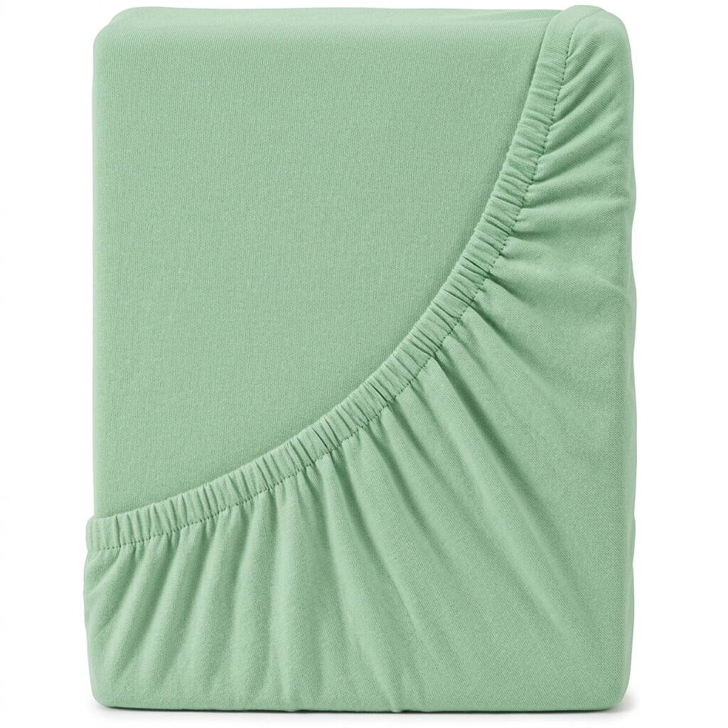 4Home Jersey prostěradlo DELUXE zelená, 140–160 x 200 cm, 140–160 x 200 cm