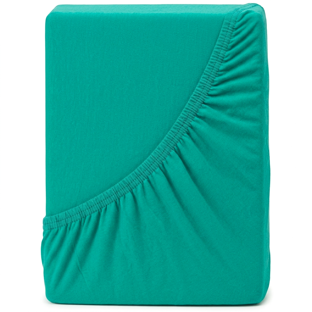 4Home Jersey prostěradlo IDEAL zelený tyrkys, 60 x 120 cm, 60 x 120 cm