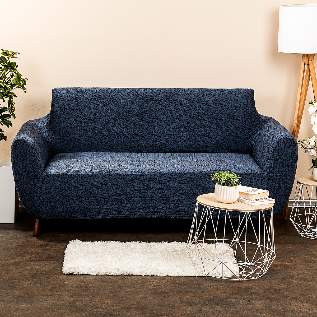 4Home Multielastický potah na dvojkřeslo Comfort Plus modrá, 140 - 180 cm, 140 - 180 cm