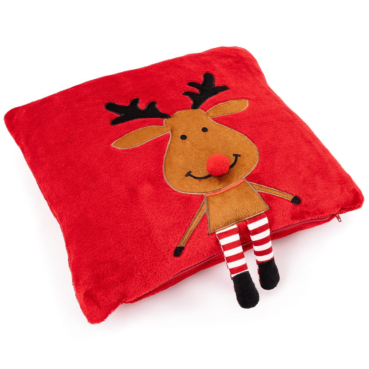 4Home Vánoční povlak na polštářek Happy Reindeer, 40 x 40 cm