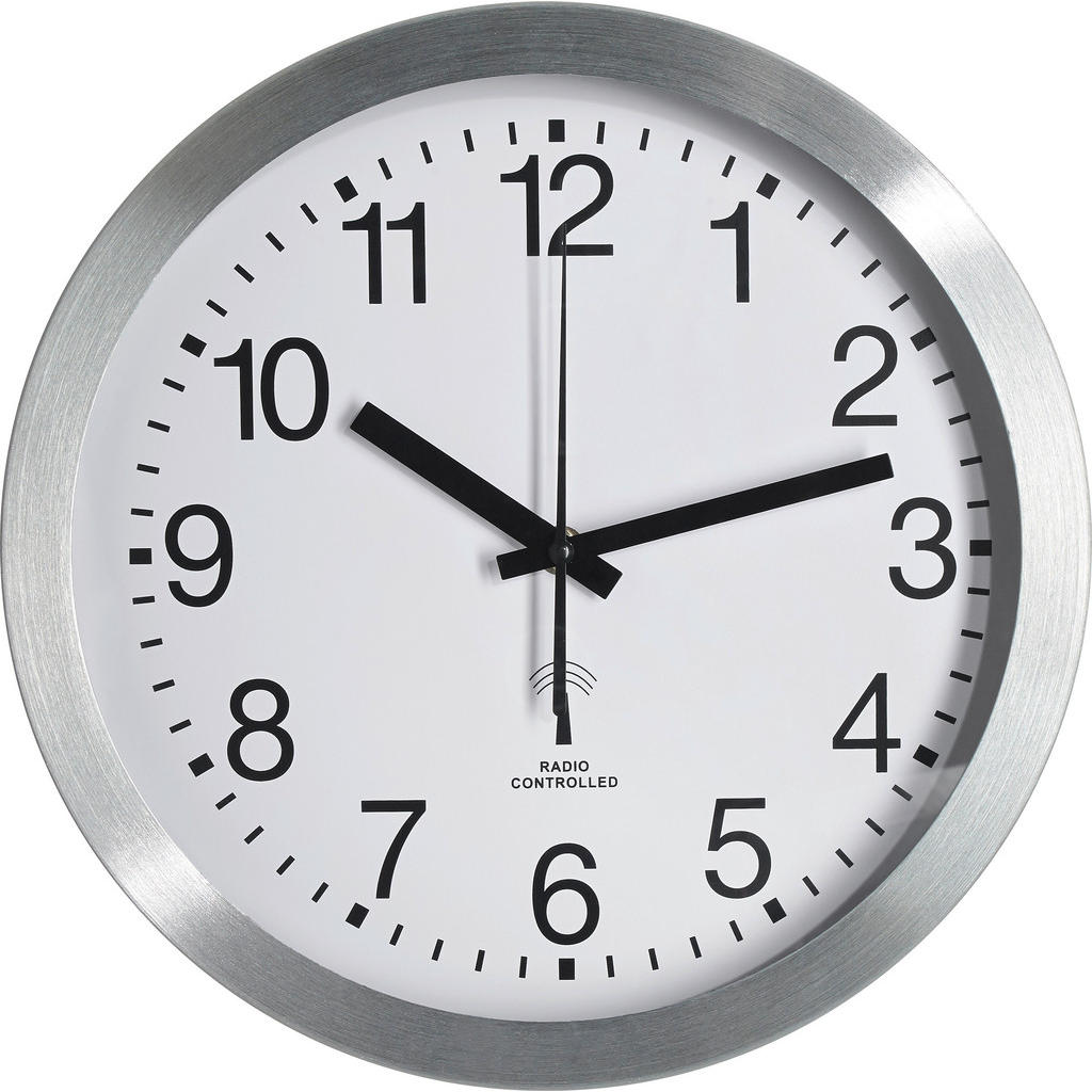 Ambia Home NÁSTĚNNÉ HODINY barvy stříbra, bílá 25 cm