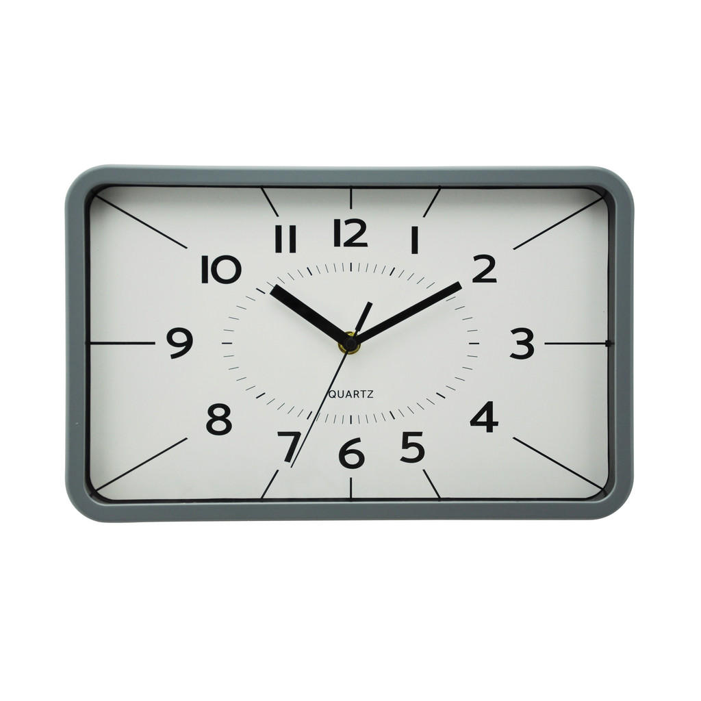 Ambia Home NÁSTĚNNÉ HODINY šedá 32,5/20,5 cm