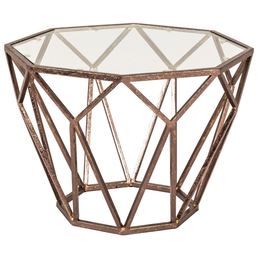 Ambia Home ODKLÁDACÍ STOLEK, bronzová 1