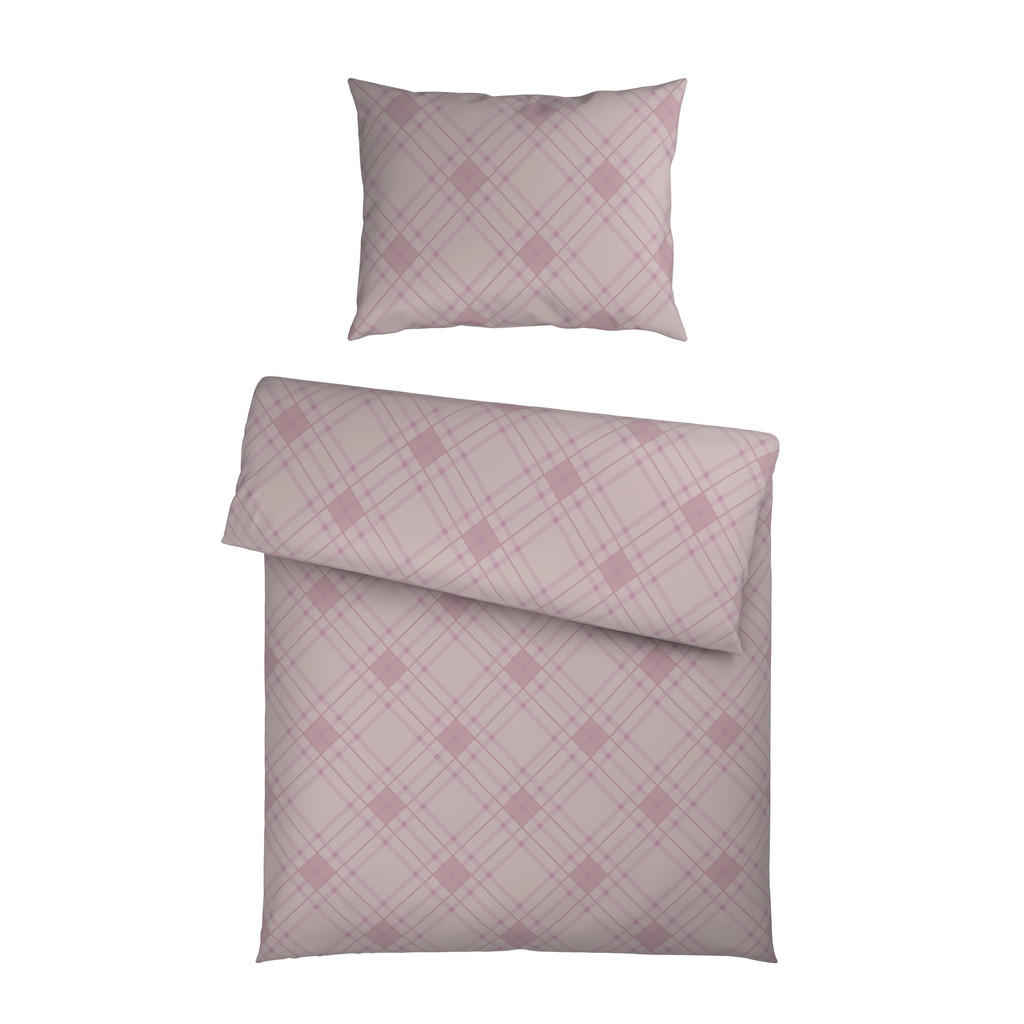 Ambia Home POVLEČENÍ satén růžová 140/200 cm