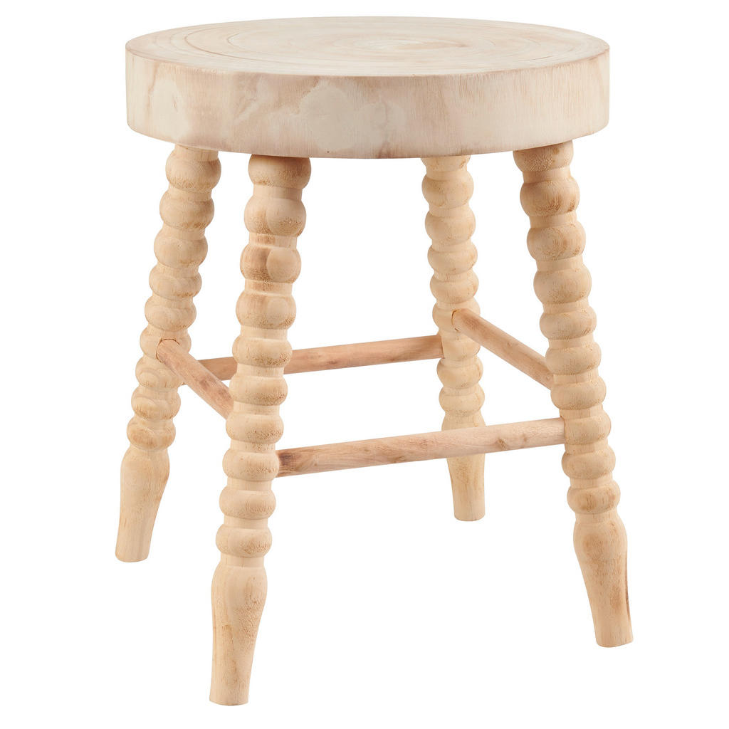 Ambia Home TABURET, dřevo, 37/45 cm