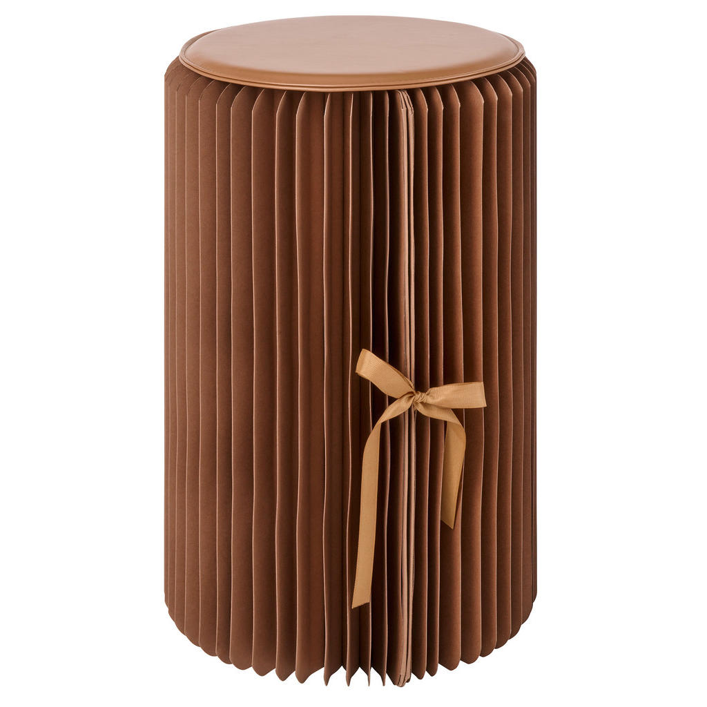 Ambia Home TABURET, plast, papír, kompozitní dřevo, 32/50 cm 1