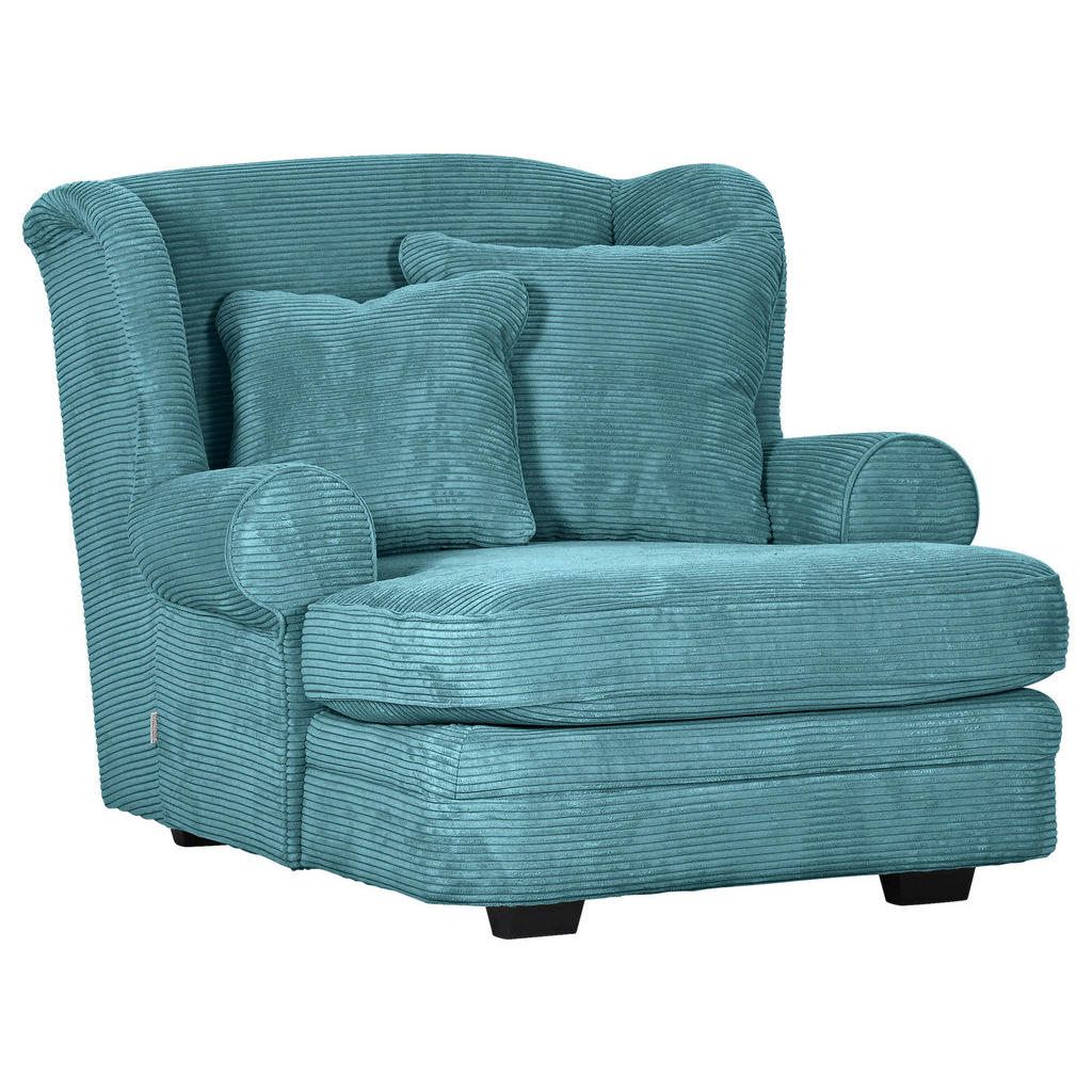 Ambia Home XXL KŘESLO, textil, petrolej