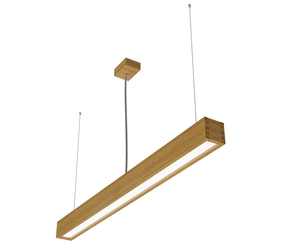 APLED - LED Lustr na lanku LOOK LED/36W/230V 4000K 120 cm dub 136-0620
