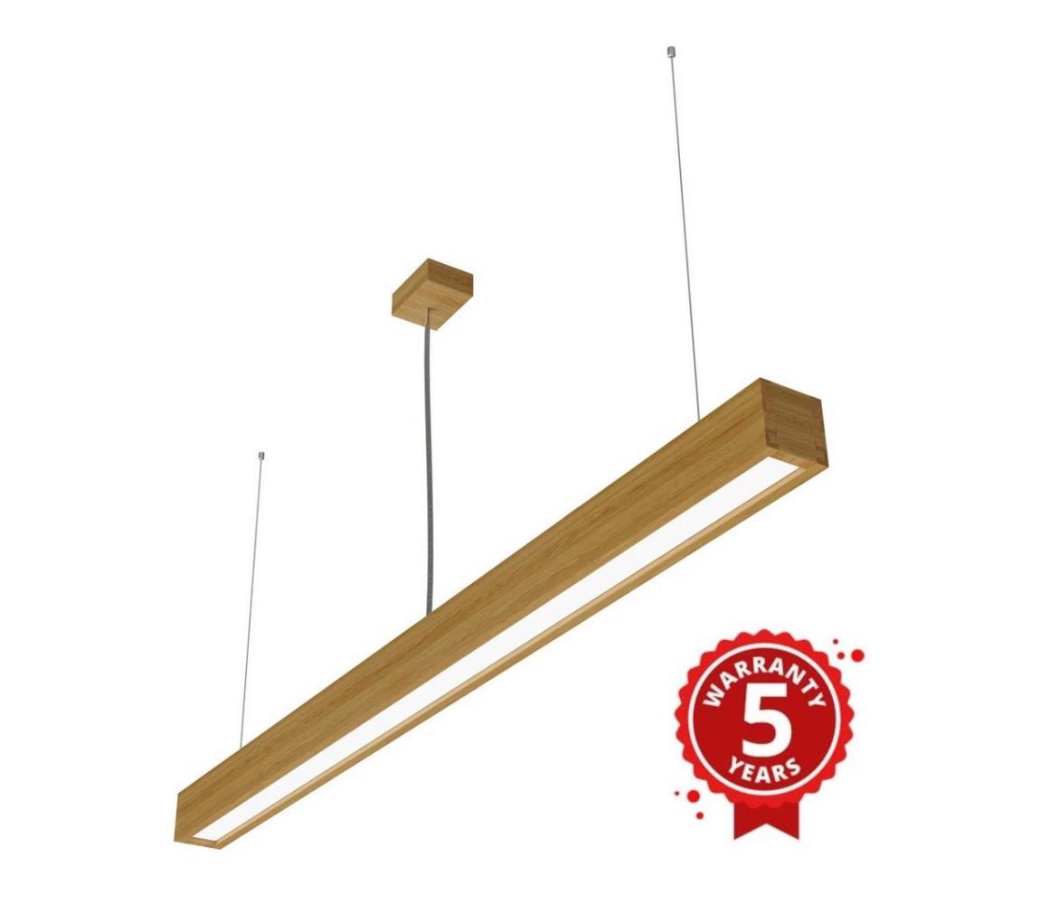 APLED - LED Lustr na lanku LOOK LED/48W/230V 4000K 150 cm dub 136-0630
