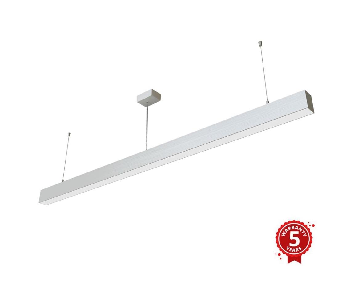 APLED - LED Lustr na lanku LOOK LED/58W/230V 4000K 150 cm stříbrná 20760