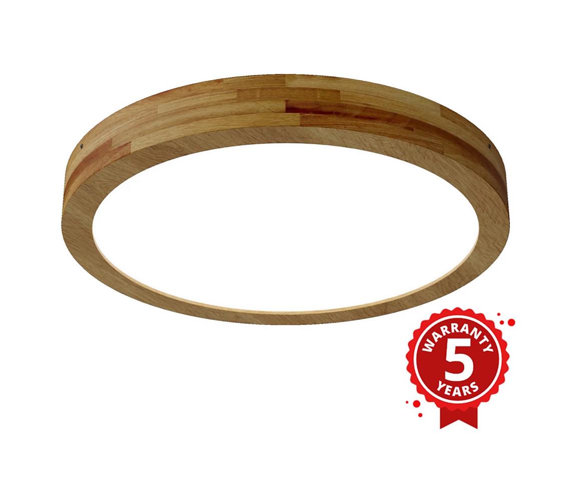 APLED - LED Stropní svítidlo RONDO LED/48W/230V pr. 50 cm dub 134-0458