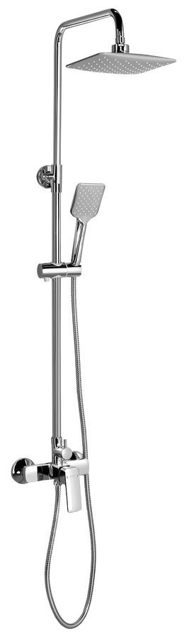 AQUALINE FACTOR sprchový sloup s pákovou baterií, chrom FC960