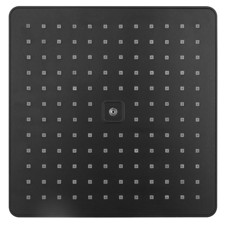 AQUALINE Hlavová sprcha, 300x300, ABS/černá mat SC174B
