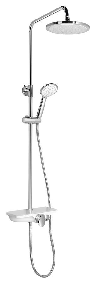 AQUALINE MARCO sprchový sloup s pákovou baterií, chrom SL100