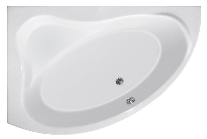 AQUALINE ORAVA vana 150x90x38cm, levá, bílá G1590