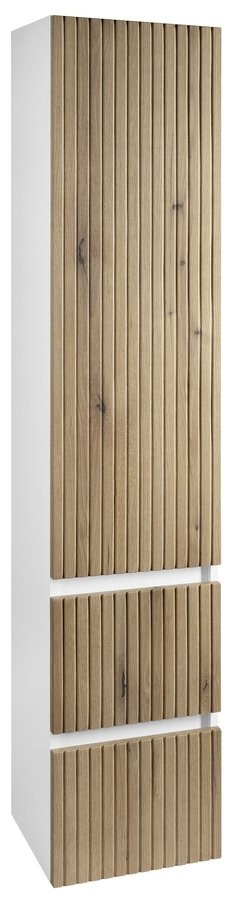 AQUALINE PANEDA STRIP skříňka vysoká 35x165x31cm, levá/pravá, dub emporio PN265