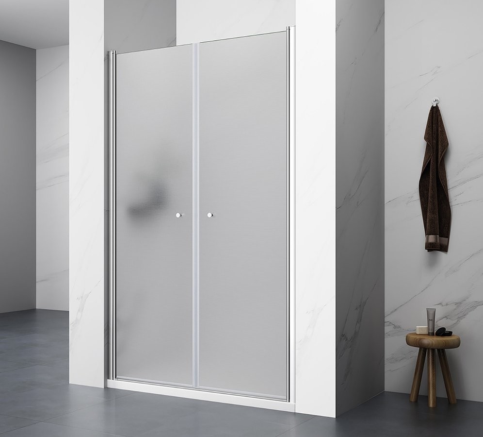 AQUALINE PILOT otočné sprchové dveře dvojkřídlé 900 PT092
