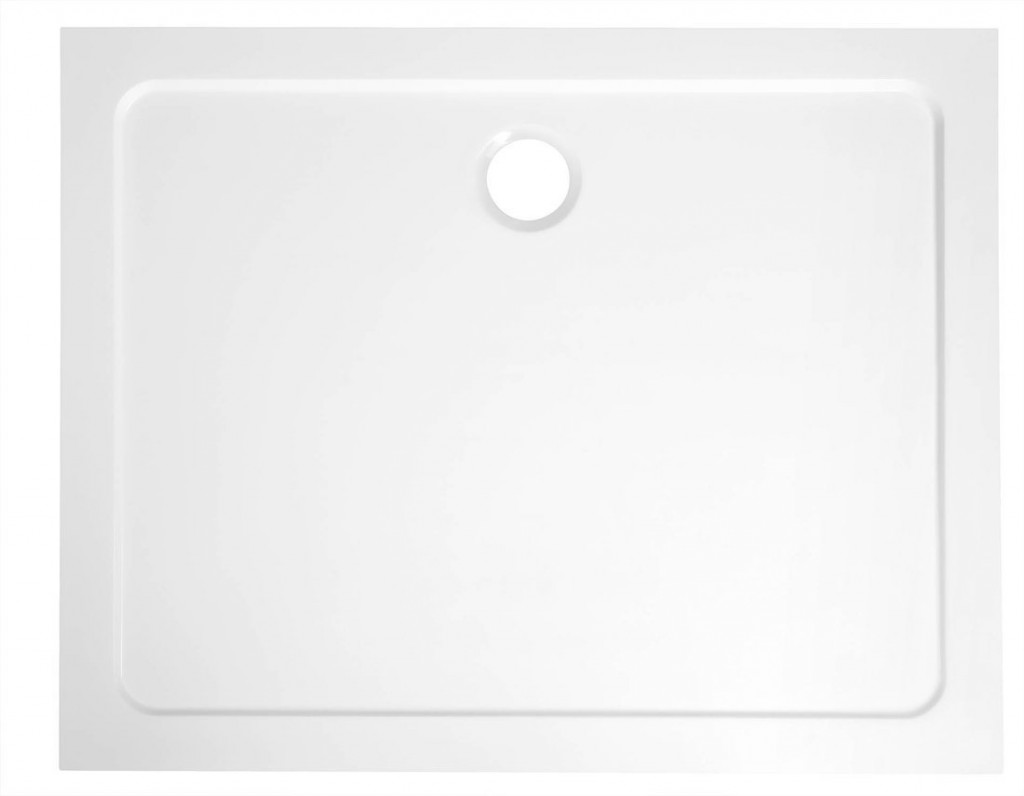 AQUALINE TECMI sprchová vanička z litého mramoru, obdélník 80x70cm, bílá PQ8070