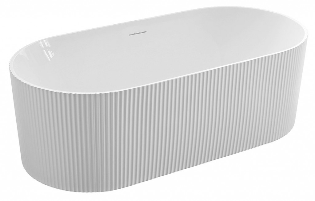 AQUALINE TURIA STRIP volně stojící vana 170x80cm, bílá E2780