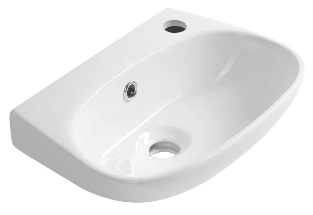 AQUALINE VELSA keramické umývátko 40x29cm, bílá NP479