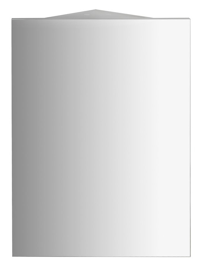 AQUALINE ZOJA/KERAMIA FRESH rohová zrcadlová skříňka 37x72x37cm, bílá 50352