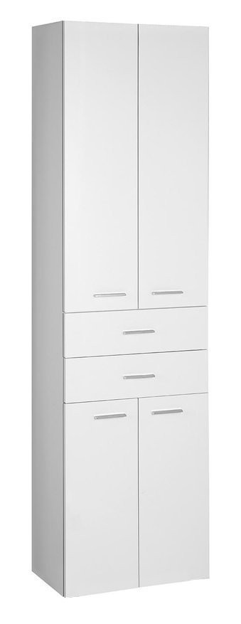 AQUALINE ZOJA/KERAMIA FRESH skříňka vysoká se zásuvkami 50x184x29cm, bílá 51291