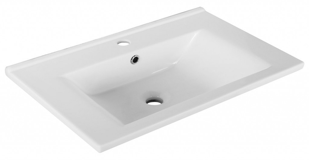 AQUALINE ZUNO 65 keramické umyvadlo nábytkové 65x45cm, bílá 9065