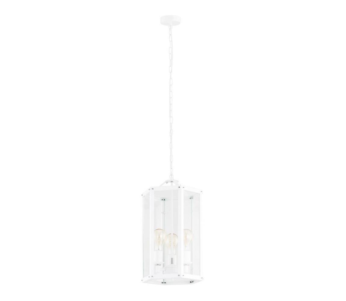 Argon 1251 - Lustr na řetězu BODRUM 3xE27/15W/230V bílá 1251