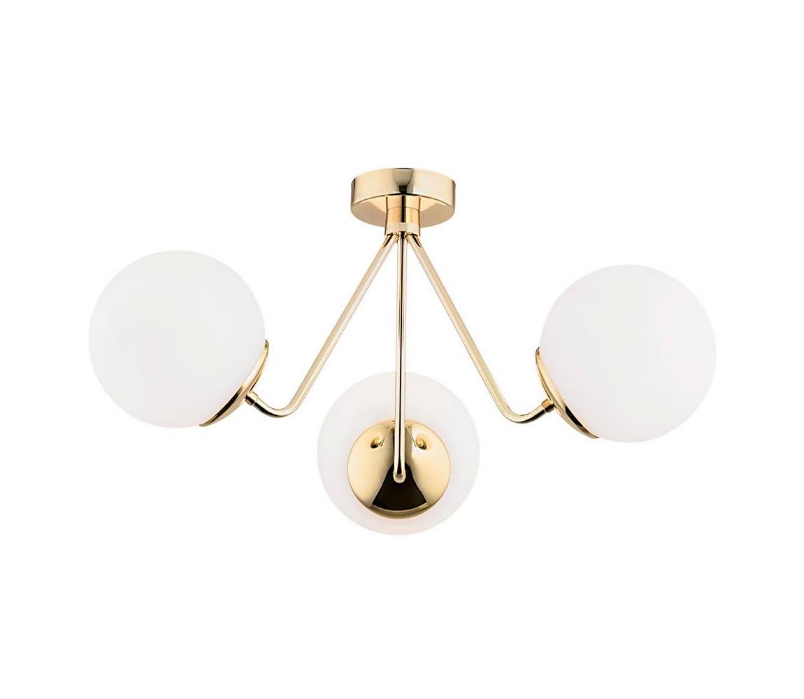 Argon 1481 - Lustr přisazený TOMAR 3xE27/15W/230V mosaz 1481