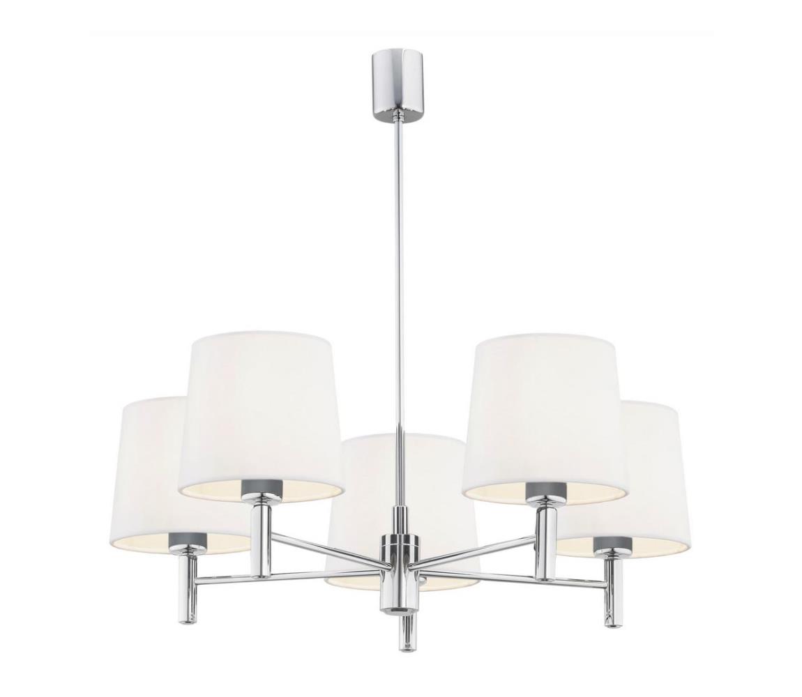 Argon 2110 - Lustr na tyči BOLZANO 5xE27/15W/230V krémová 2110