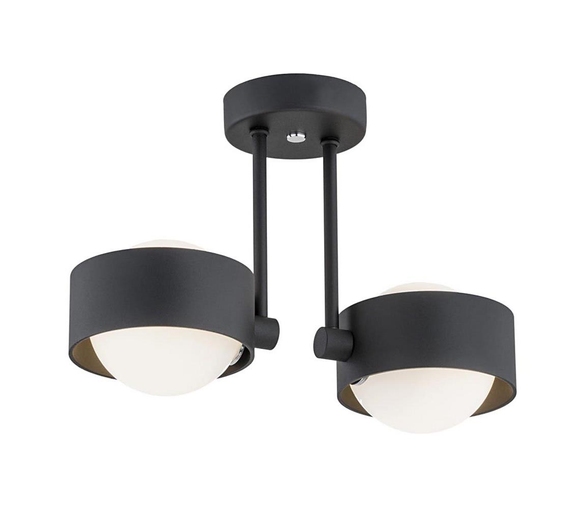 Argon 7089 - Lustr na tyči MASSIMO PLUS 2xG9/6W/230V černá 7089