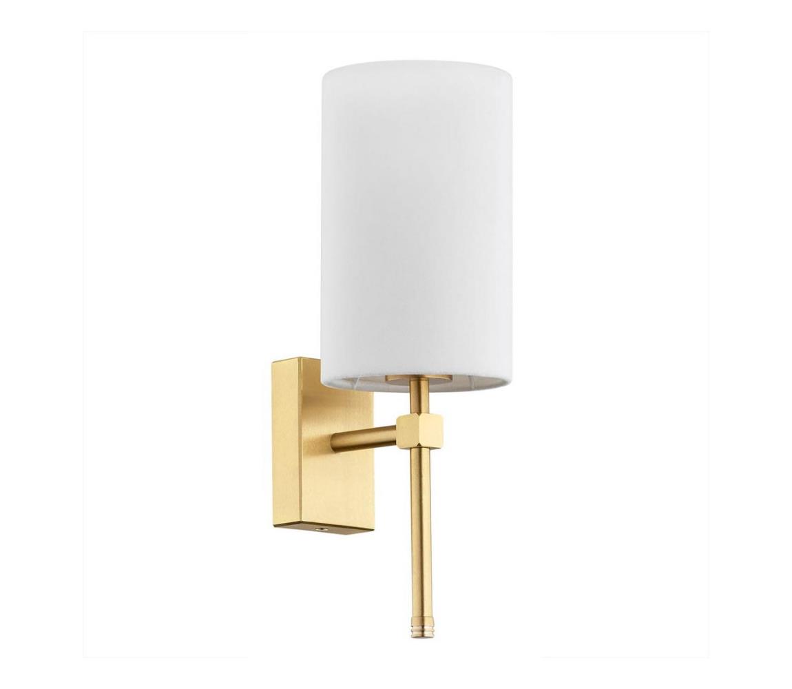 Argon 8034 - Nástěnná lampa ABRUZZO 1xE14/7W/230V mosaz/bílá 8034