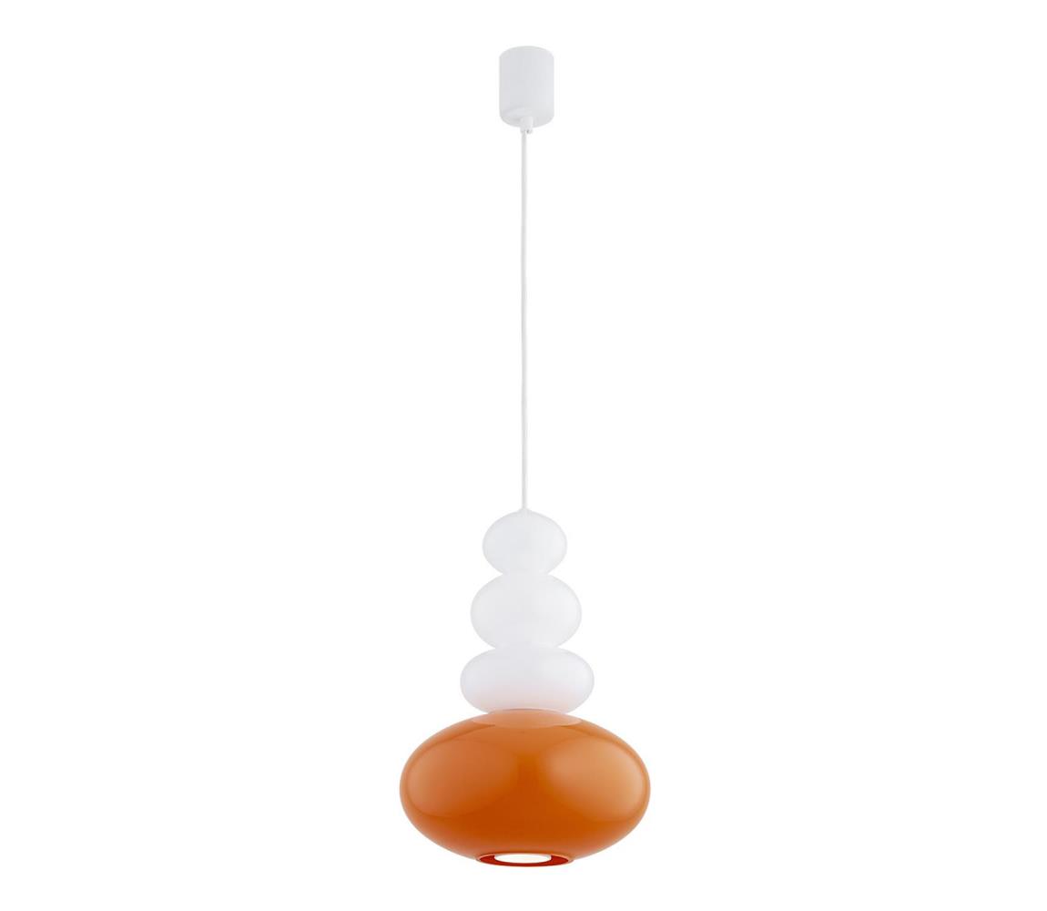 Argon 8822 - Lustr na lanku DIEGO 1xGU10/5W/230V bílá/oranžová 8822